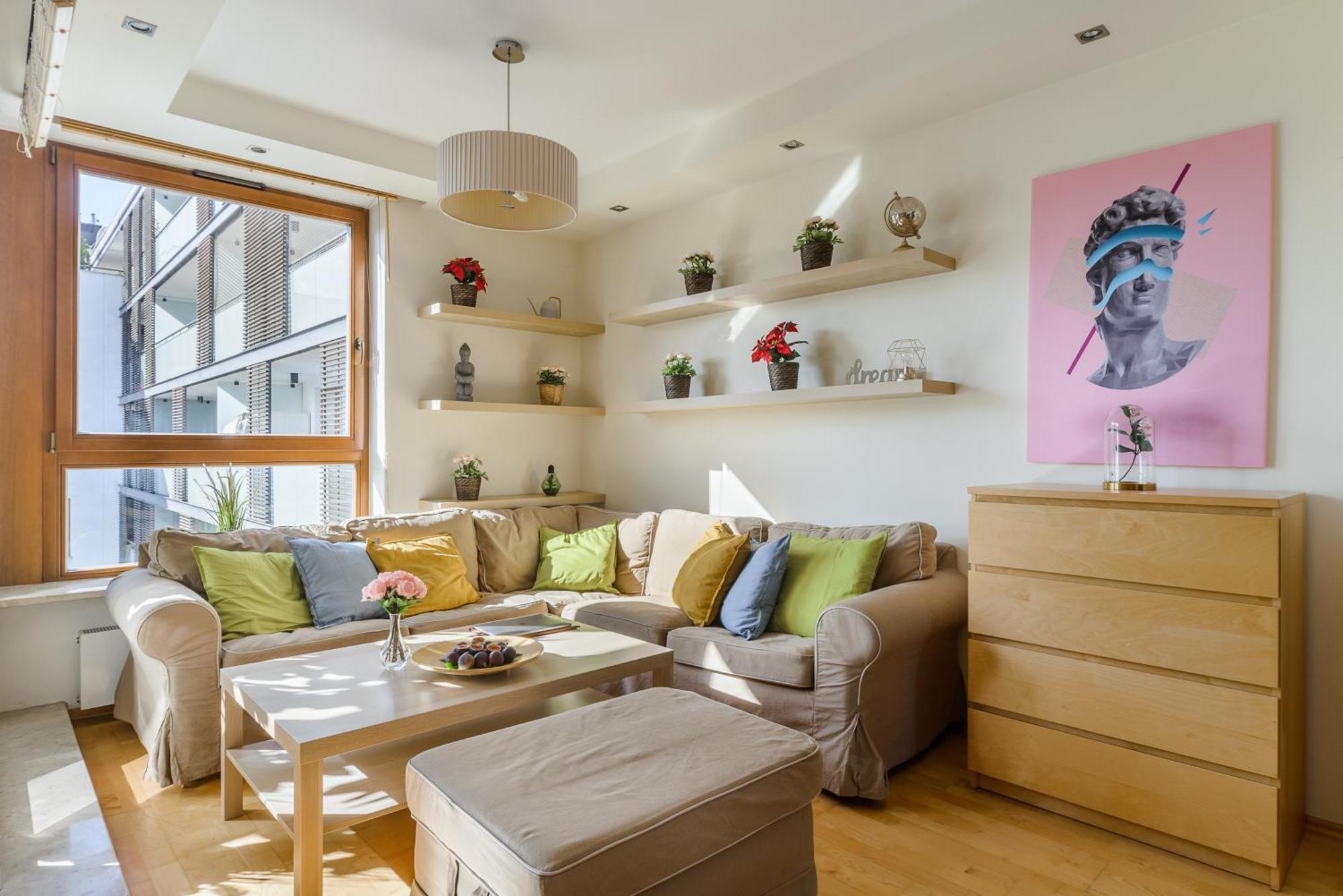 Lumina Apart With A Large Balcony Near Presidential Palace And River Varsovia Exterior foto